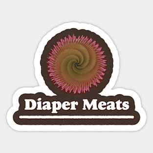 Diaper Meats Sticker